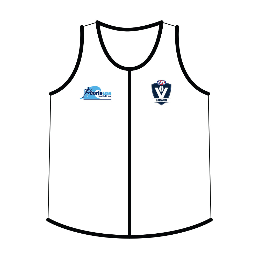 AFL Barwon Physio Vest Loco Sportswear Pty Ltd