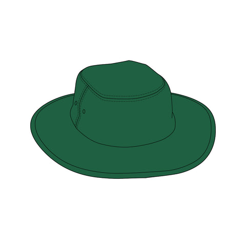 Bell Park CC Wide Brim Hat - Green