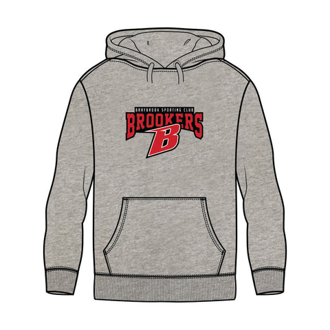 Braybrook SC Fleece Hoodie - Grey Marle