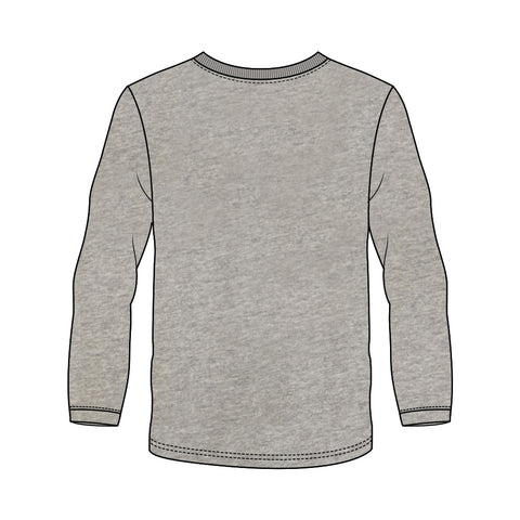Carngham Linton FNC Long Sleeve Tee - Grey Marle