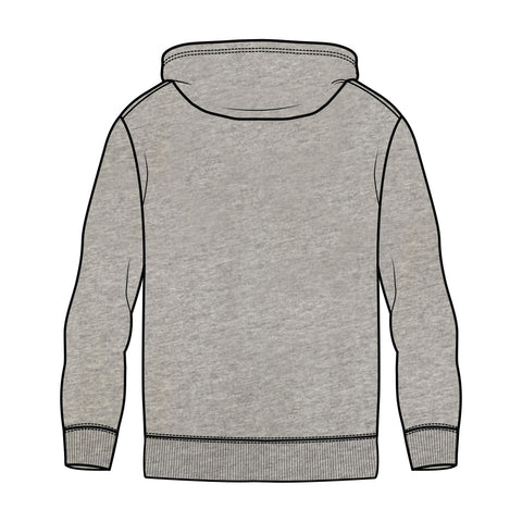 Colac Tigers FNC Fleece Hoodie - Grey Marle