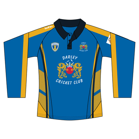 Darley CC Junior Playing Top - Blue