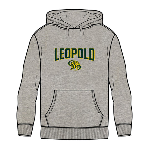 Leopold FNC Fleece Hoodie - Grey Marle
