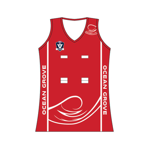 Ocean Grove FNC Netball Playing Singlet