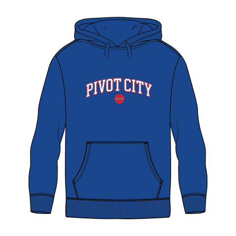 Pivot City Basketball Club Fleece Hoodie - Royal
