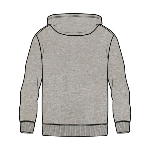 Peninsula Sharks FC Fleece Hoodie - Grey Marle