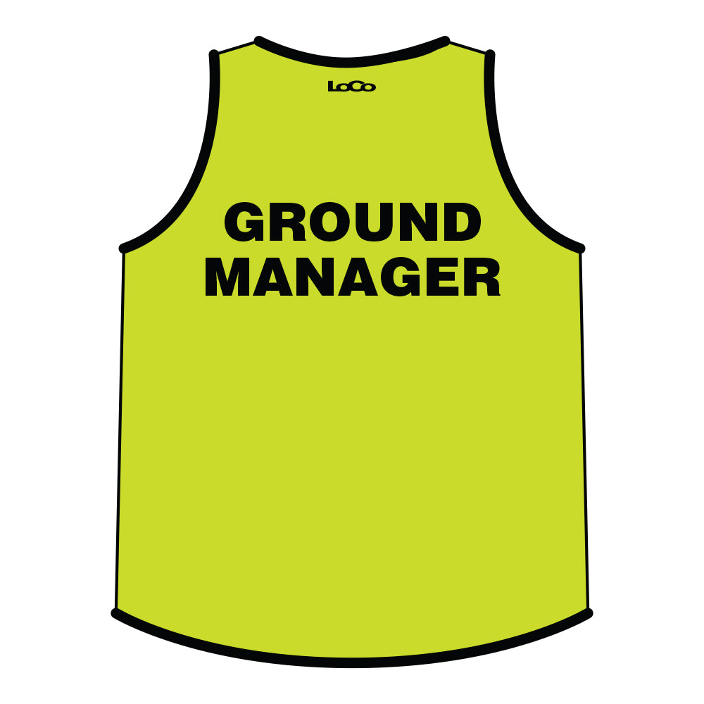 RDFNL Ground Manager Vest Loco Sportswear Pty Ltd
