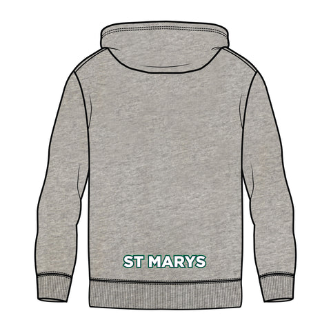 St Mary's SC Fleece Hoodie - Grey Marle