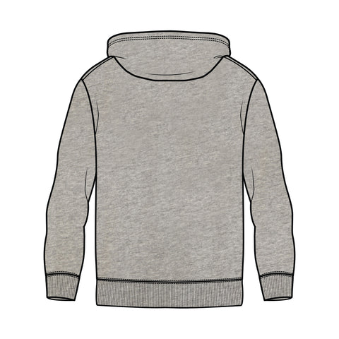 Tullamarine FC Fleece Hoodie - Grey Marle