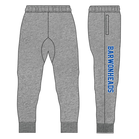 Barwon Heads FNC Fleece Trackpants - Grey Marle