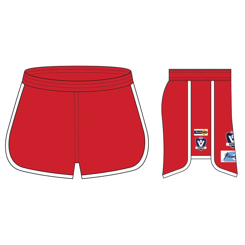 Ocean Grove FNC Womens Football Shorts Loco Sportswear Pty Ltd