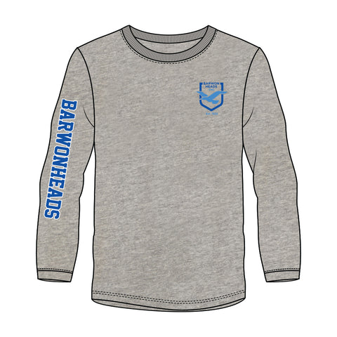 Barwon Heads FNC Long Sleeve Tee - Grey