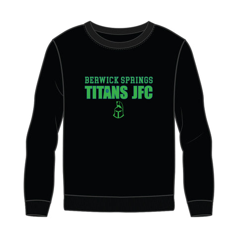 Berwick Springs JFC Crew Neck Sweater - Black