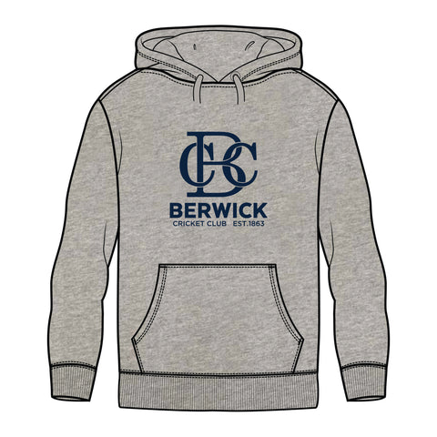 Berwick CC Fleece Hoodie - Grey Marle