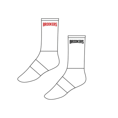 Braybrook SC Netball Crew Socks