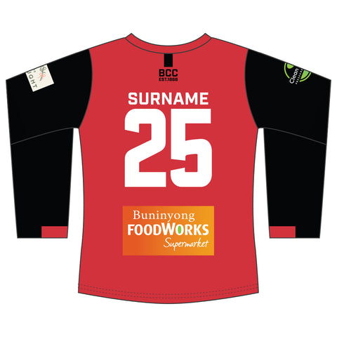 Buninyong CC Senior Mens 1 Day Playing Top - Long Sleeve