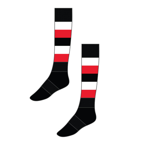 Carngham Linton FNC Football Socks - Long