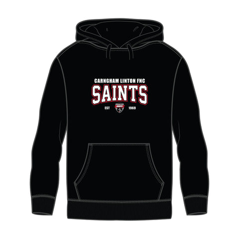 Carngham Linton FNC Fleece Hoodie - Black
