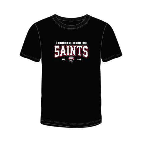 Carngham Linton FNC Short Sleeve Tee - Black