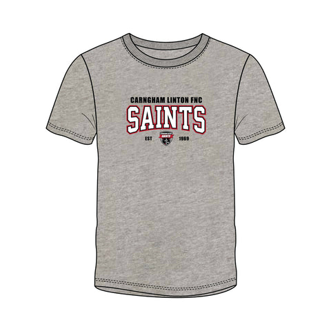 Carngham Linton FNC Short Sleeve Tee - Grey Marle