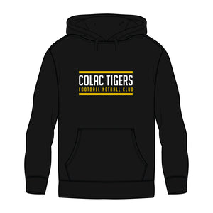 Colac Tigers FNC Fleece Hoodie - Black