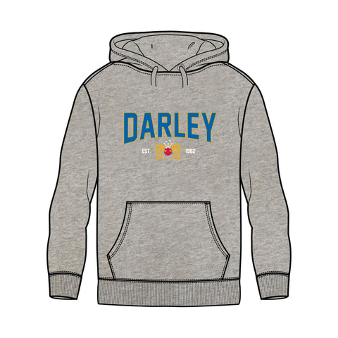 Darley CC Fleece Hoodie - Grey Marle