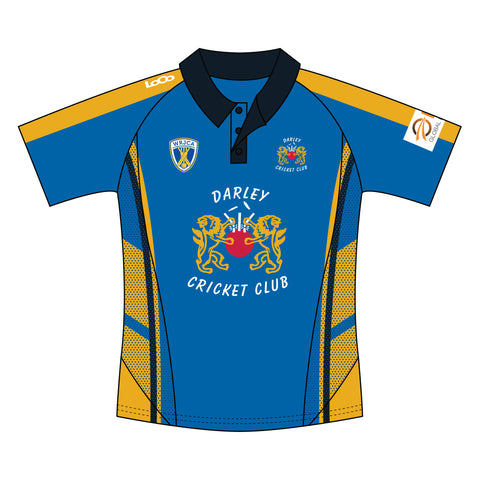 Darley CC Junior Playing Top - Blue