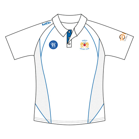 Darley CC Senior Playing Top - White