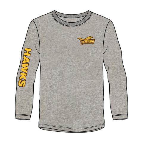 Drysdale FNC Long Sleeve Tee - Grey Marle