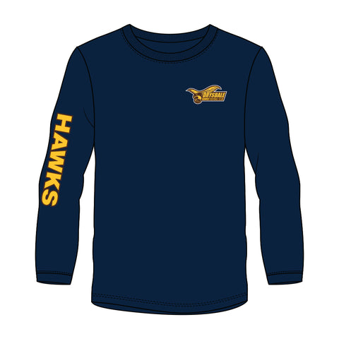 Drysdale FC Long Sleeve Tee - Navy