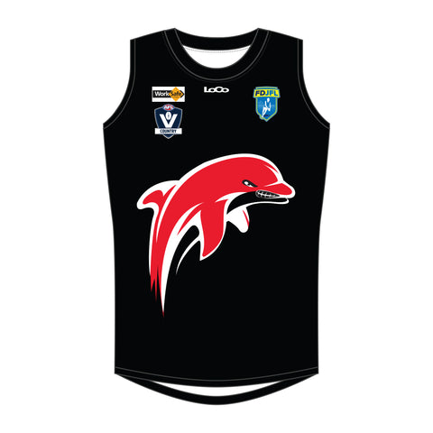 Frankston Dolphins JFC Reversible Playing Jumper - Short Sleeve