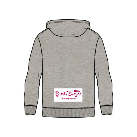 Geelong West FNC Fleece Hoodie - Grey Marle