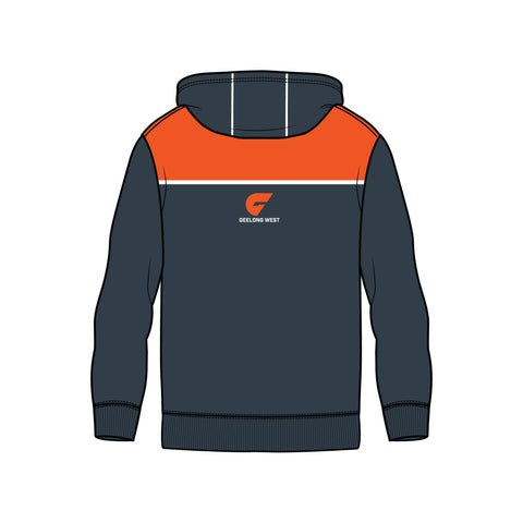 Geelong West FNC Fleece Hoodie - Charcoal