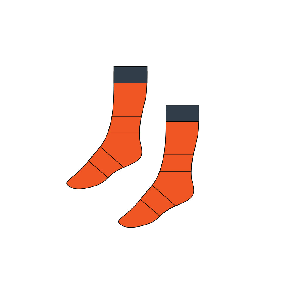 Geelong West FNC Football Socks - Short