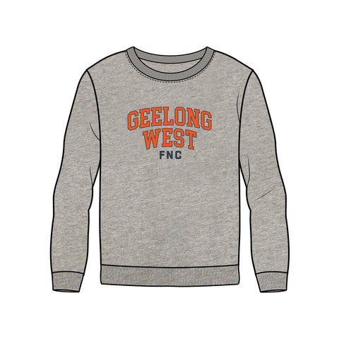 Geelong West FNC Crew Neck Fleece Sweater