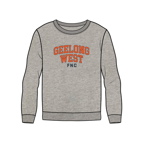 Geelong West FNC Crew Neck Fleece Sweater