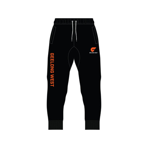 Geelong West FNC Fleece Trackpants - Black