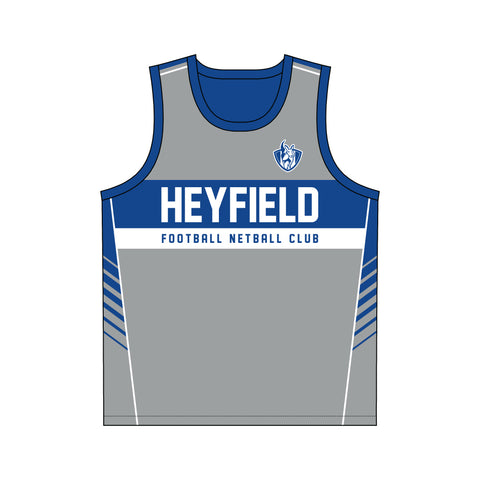 Heyfield FNC Reversible Warm Up Singlet