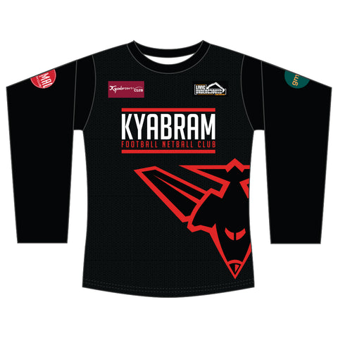 Kyabram FNC Football Long Sleeve Warm Up Top