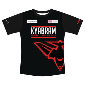 Kyabram FNC Netball Training Tee - Short Sleeve