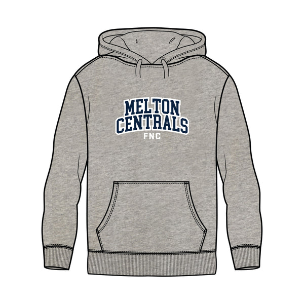 Melton Centrals FNC Fleece Hoodie - Grey Marle