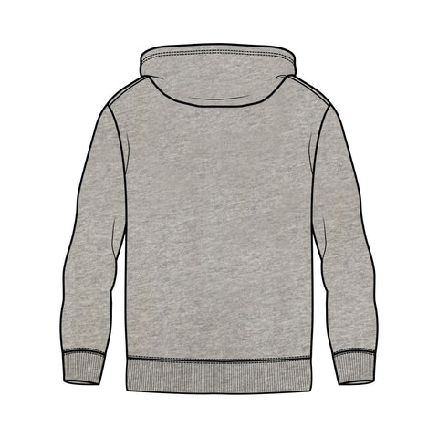 Melton Centrals FNC Fleece Hoodie - Grey Marle