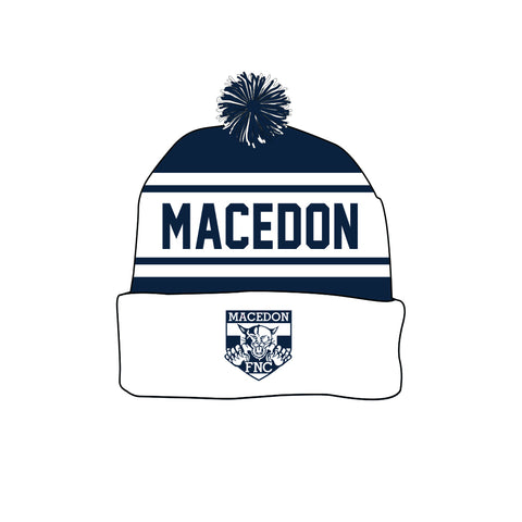 Macedon FNC Knit Beanie - White