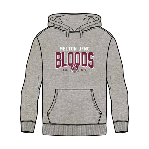 Melton JFNC Fleece Hoodie - Grey Marle