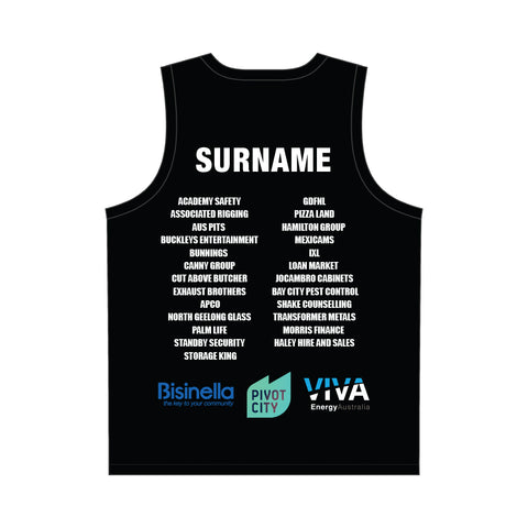 North Geelong FNC Reversible Warm Up Singlet