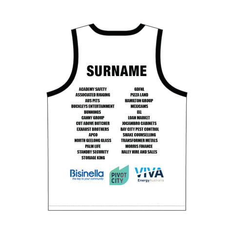 North Geelong FNC Reversible Warm Up Singlet