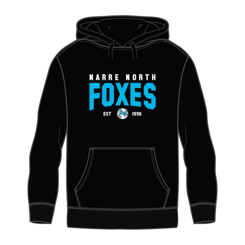 Narre North Foxes Fleece Hoodie - Black