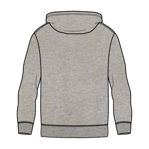 Narre North Foxes Fleece Hoodie - Grey Marle