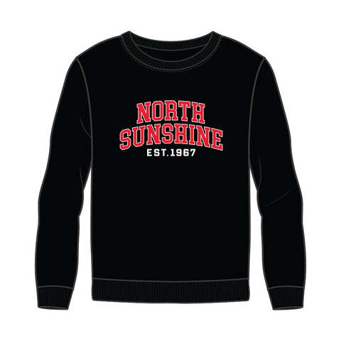 North Sunshine FC Crew Neck Sweater - Black