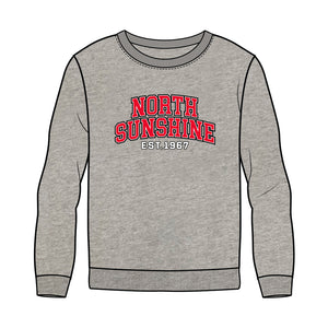 North Sunshine FC Crew Neck Sweater - Grey Marle